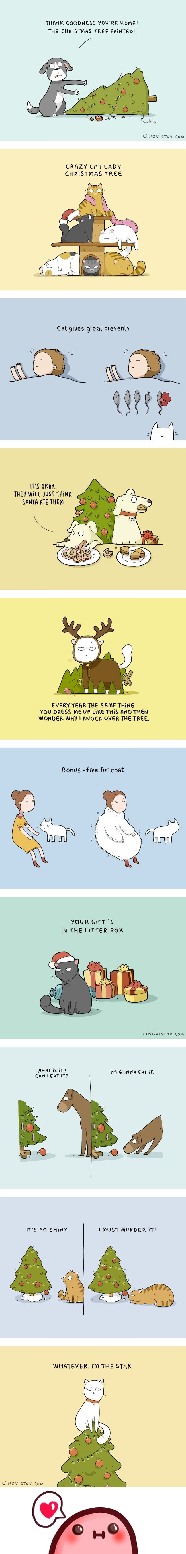 Celebrating Christmas with pets