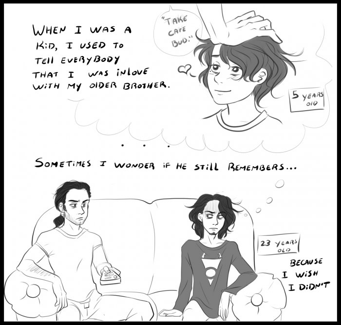He's never mentioned it..