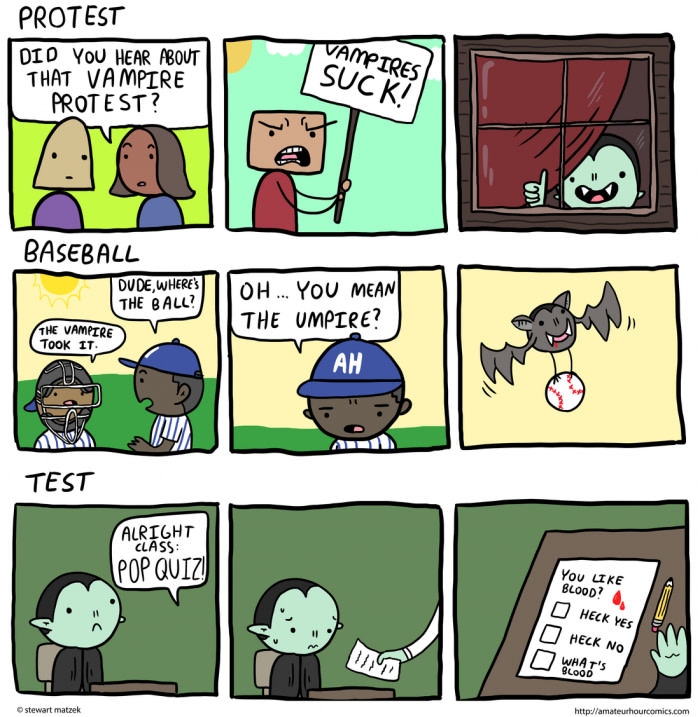 Vampire goofs