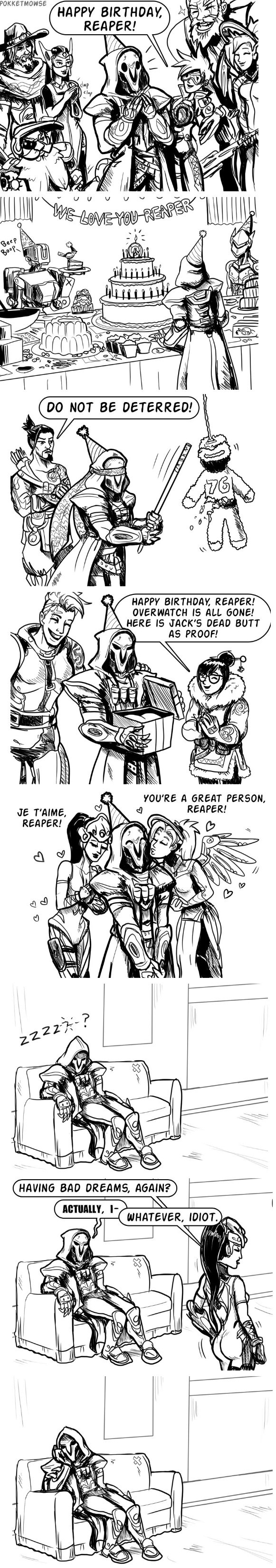 Deep down reaper wants to be treated like this