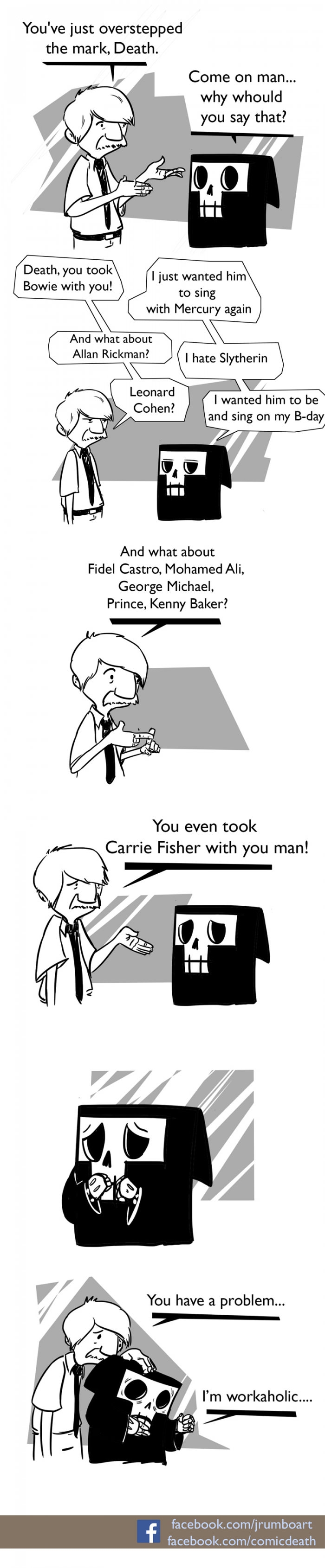 Death, the employee of the year