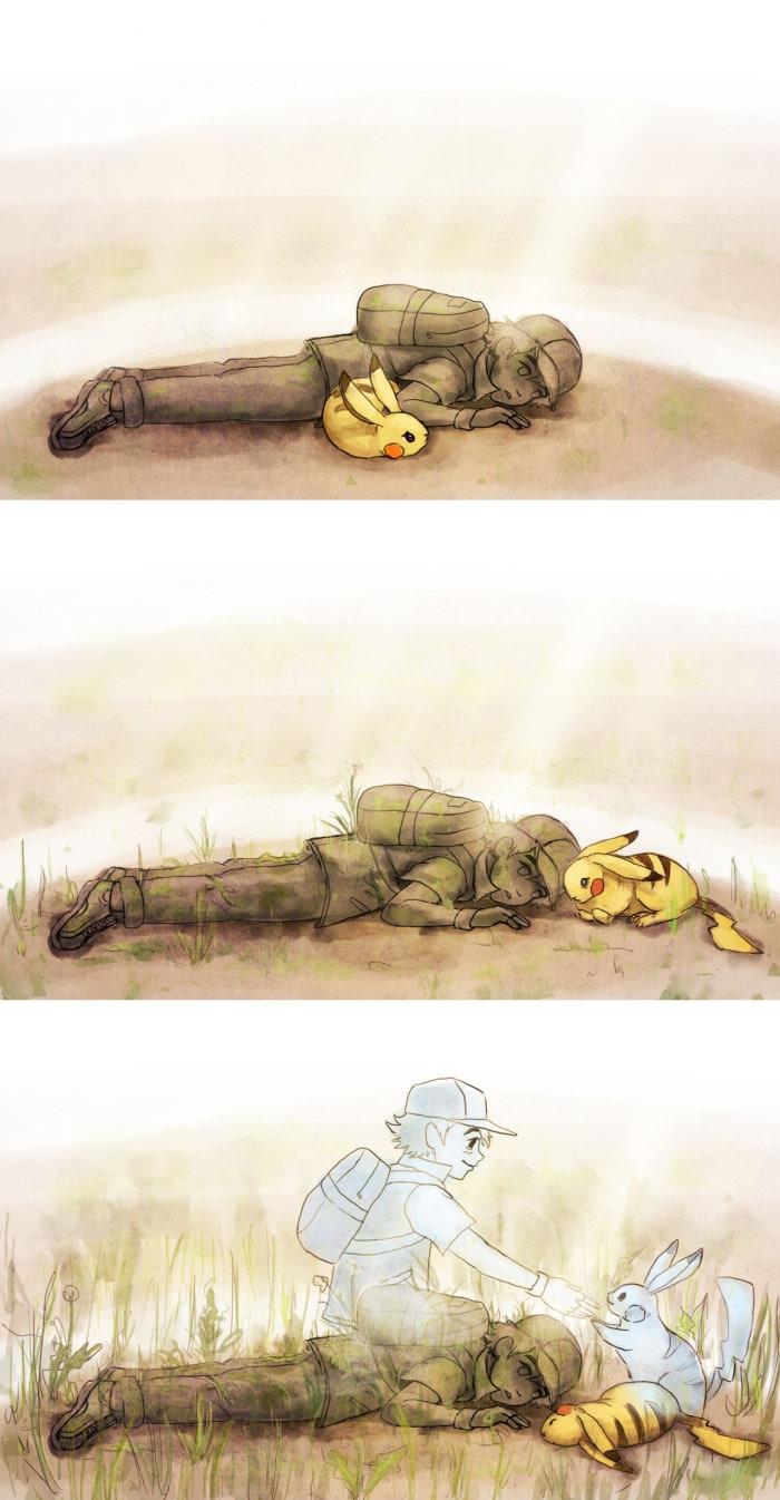 If Ash was never revived in the first movie