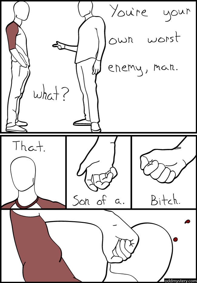 I'll kick my a**