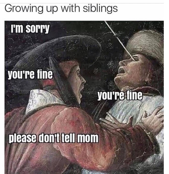 Growing up with siblings
