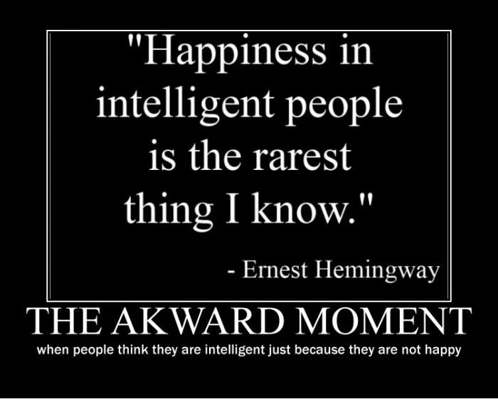 Happiness & Intelligence