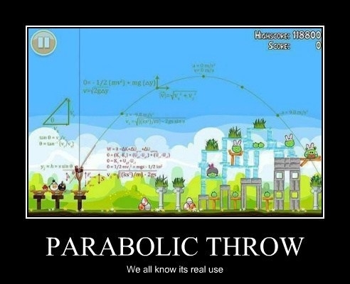 Parabolic throw
