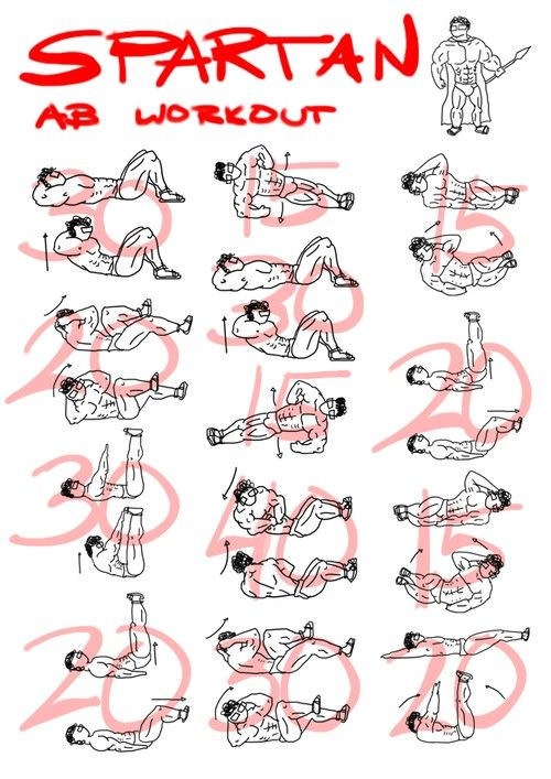 Spartan abs workout