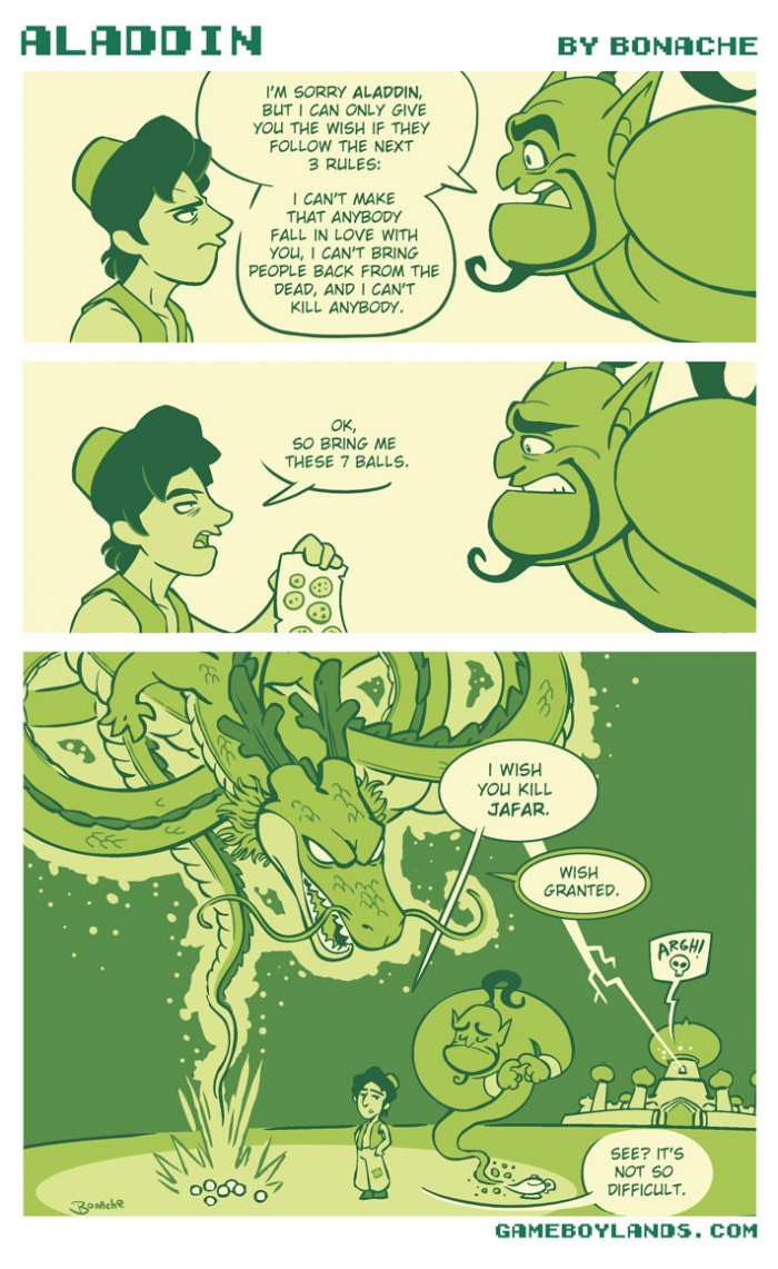 Shenron 1, Genie 0