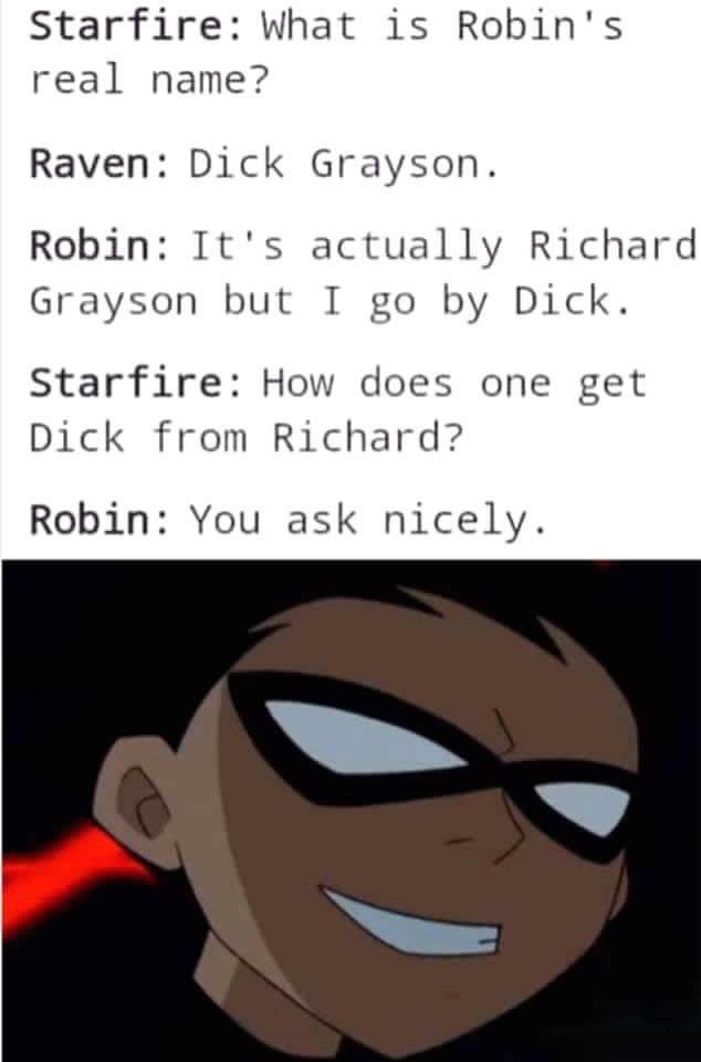 Oh Robin..