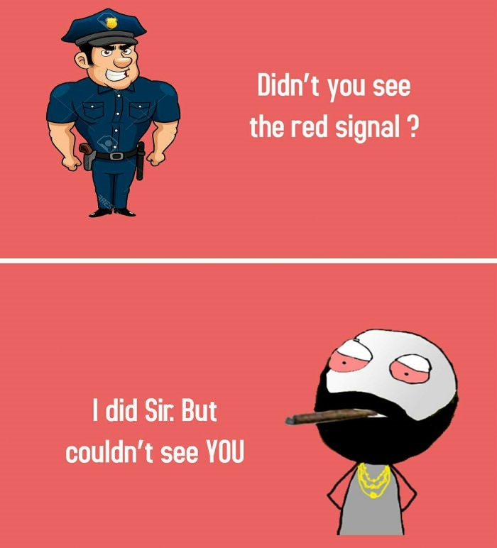 Skipping the red light