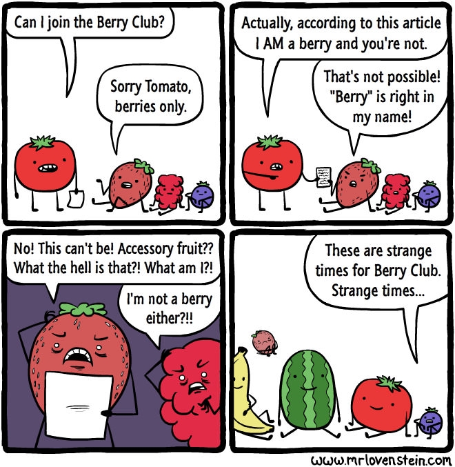 Strange times for berries