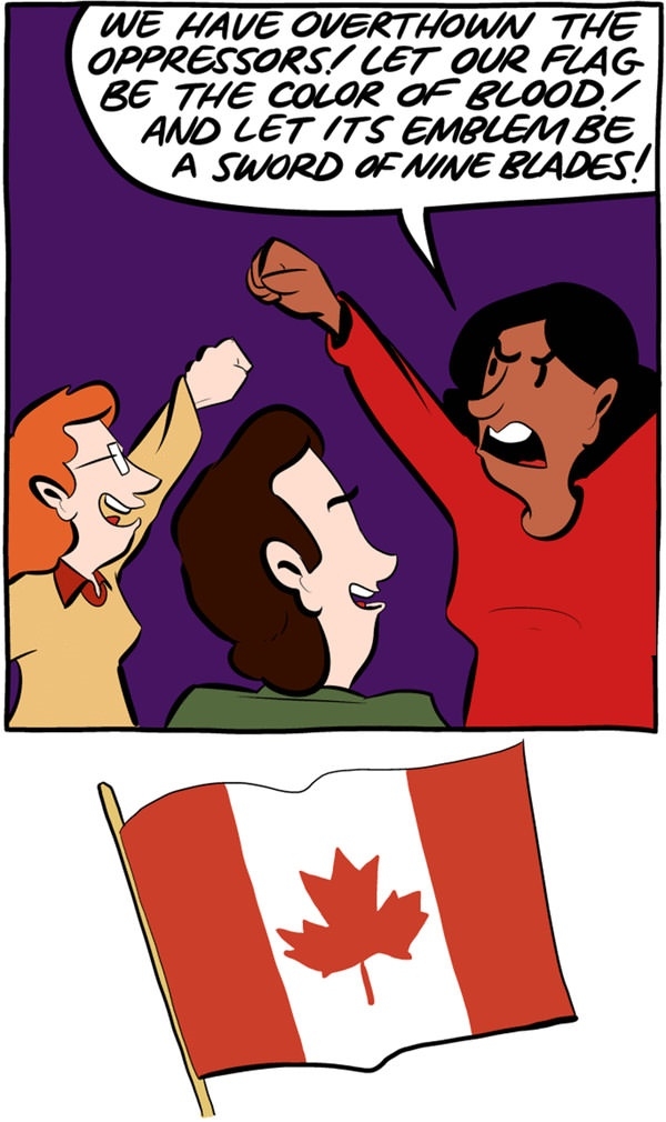 Secret behind the flag