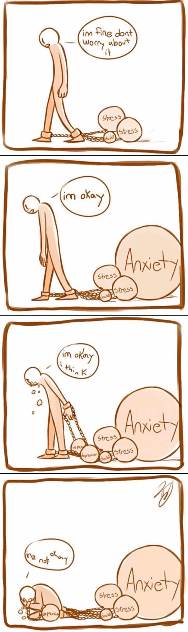 The truth behind I'm okay