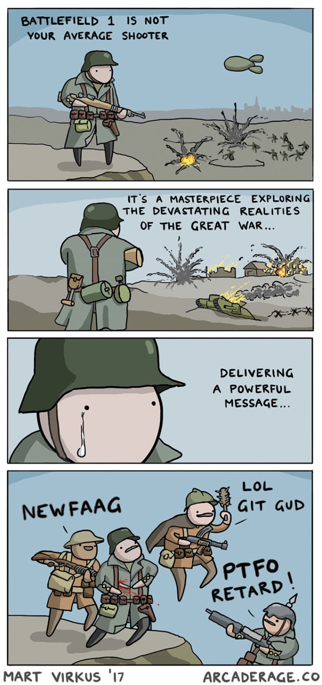 Battlefield 1 multiplayer in a nutshell