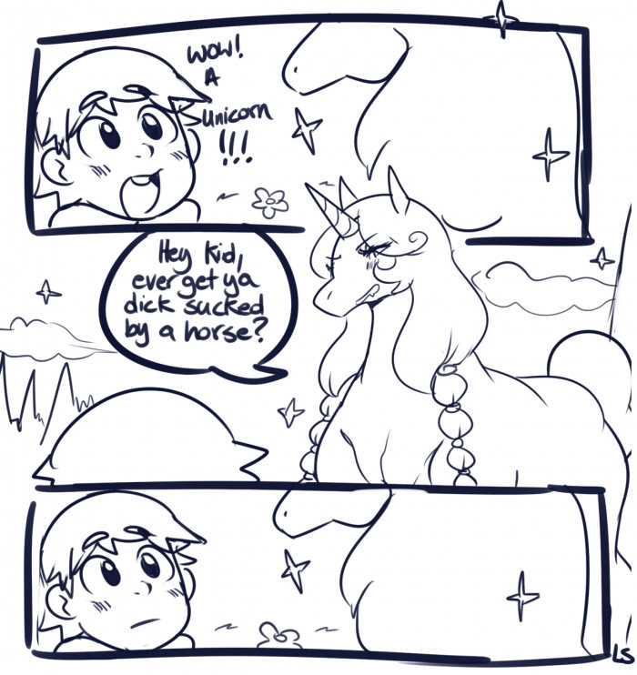 Unicorns are majestic creatures