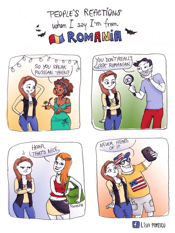 When I say I'm from Romania