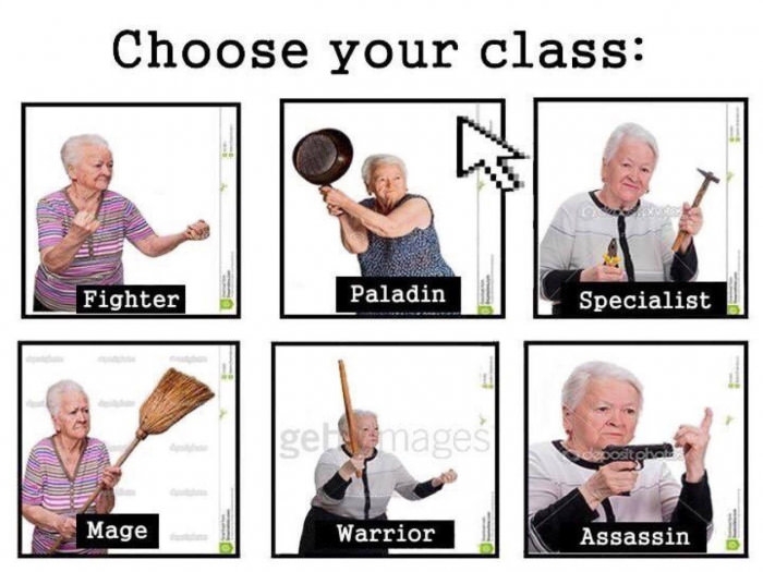 Choose your class