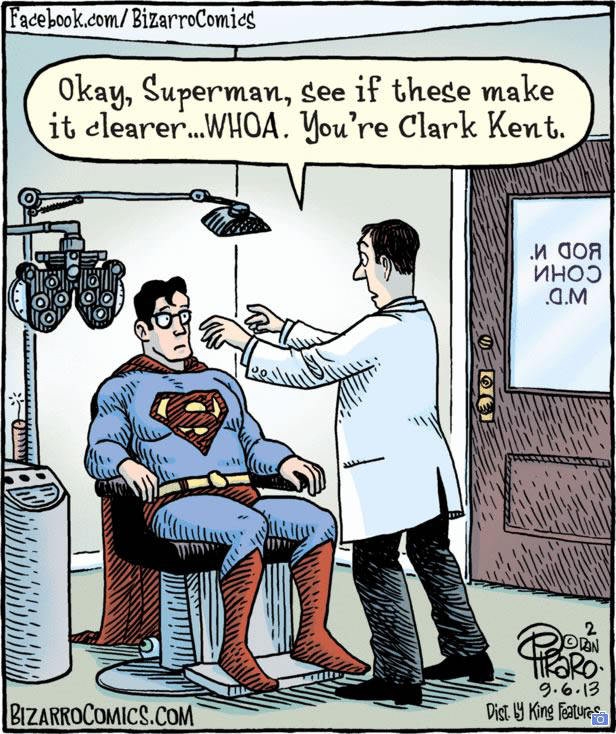 Whoa! You're Clark Kent!