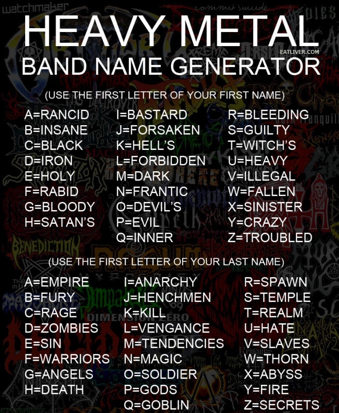 heavy-metal-band-name-generator