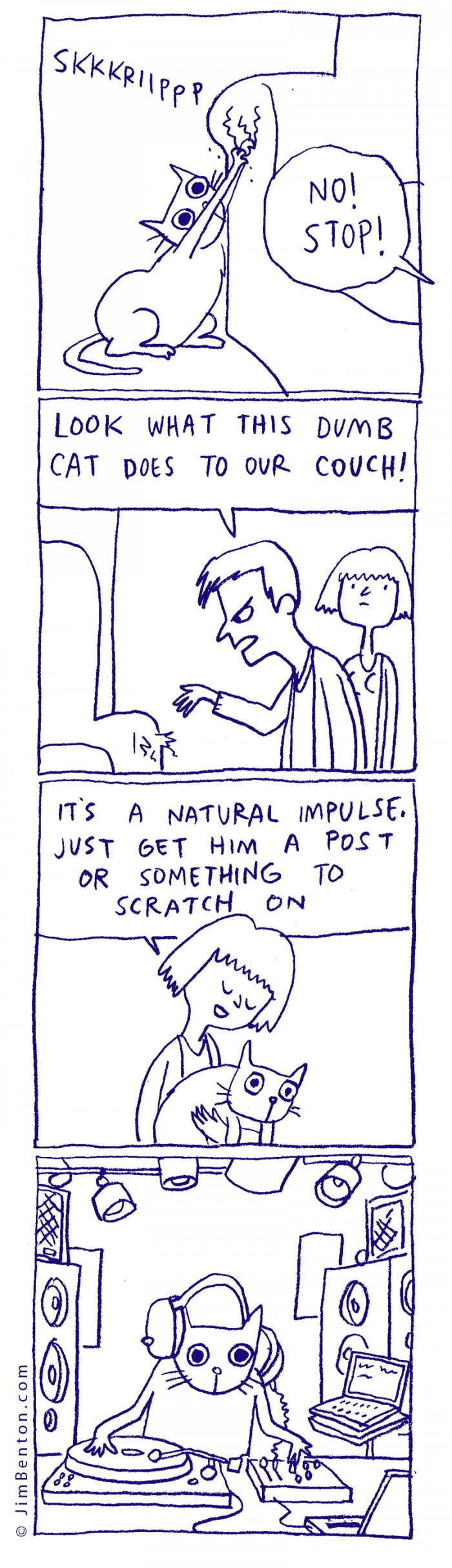 Scratching post