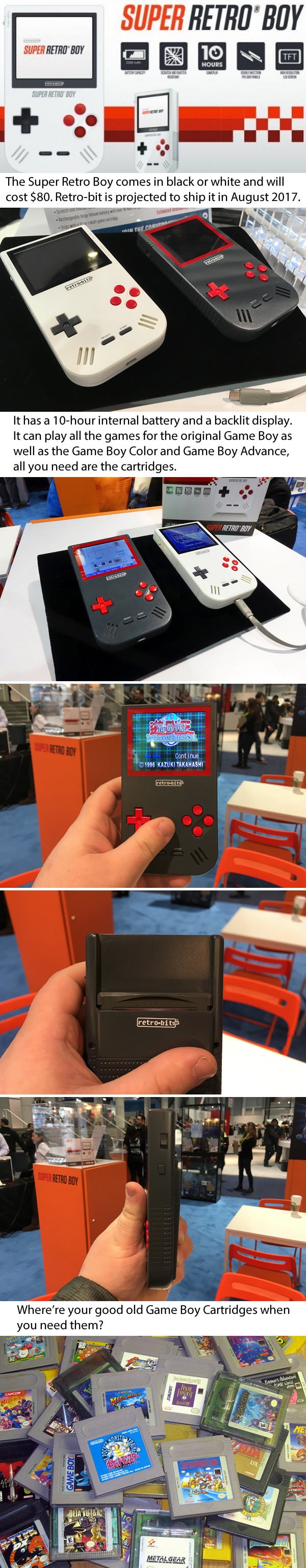 Game Boy is back as Super Retro Boy!