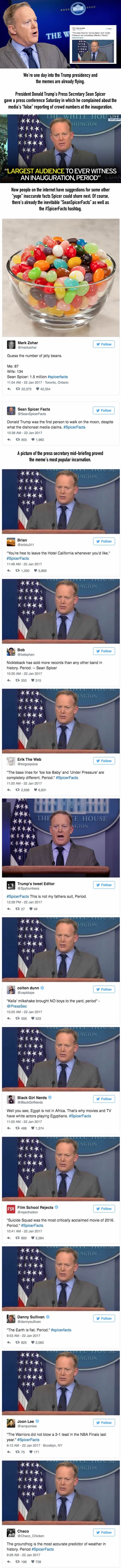 Trump's press secretary is already a meme