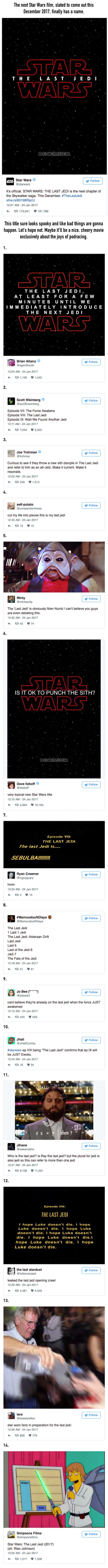 Funniest reactions to Star Wars: The Last Jedi