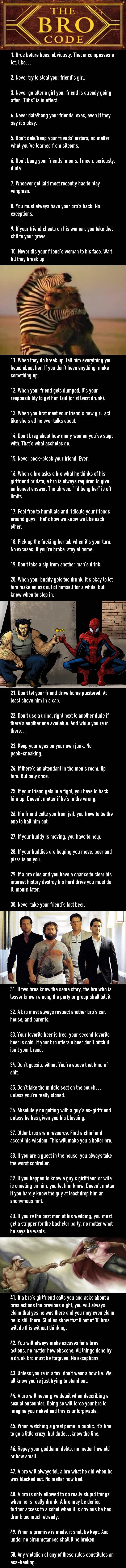 Unwritten rules every man should live by