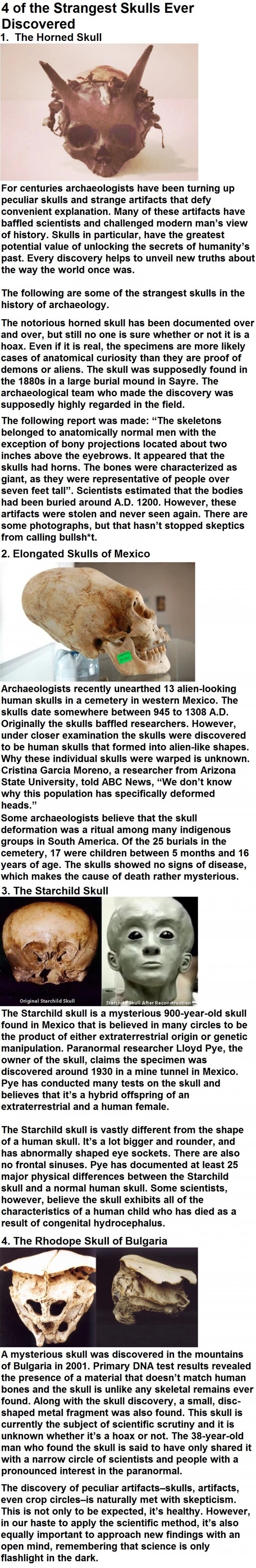 Strangest skulls ever discovered