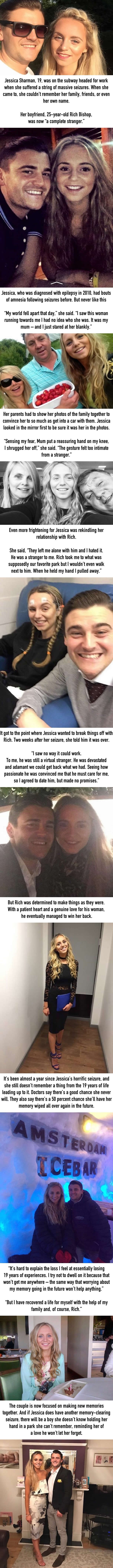 Teen lost memory after seizure falls in love with bf all over again