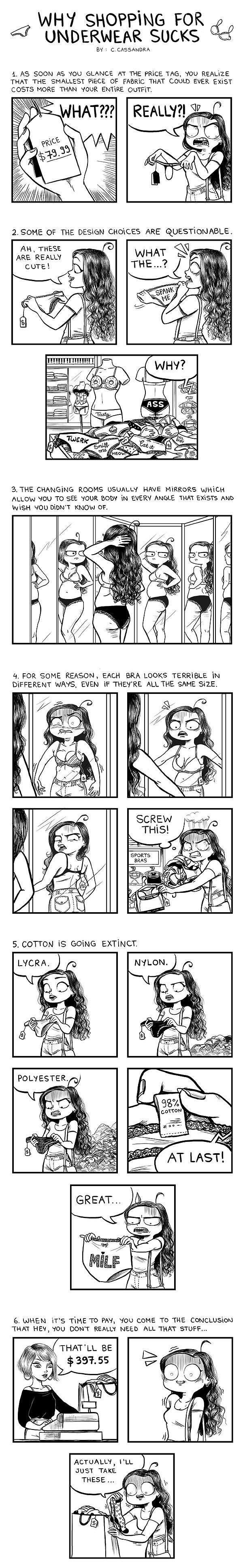 Why shopping for underwear sucks