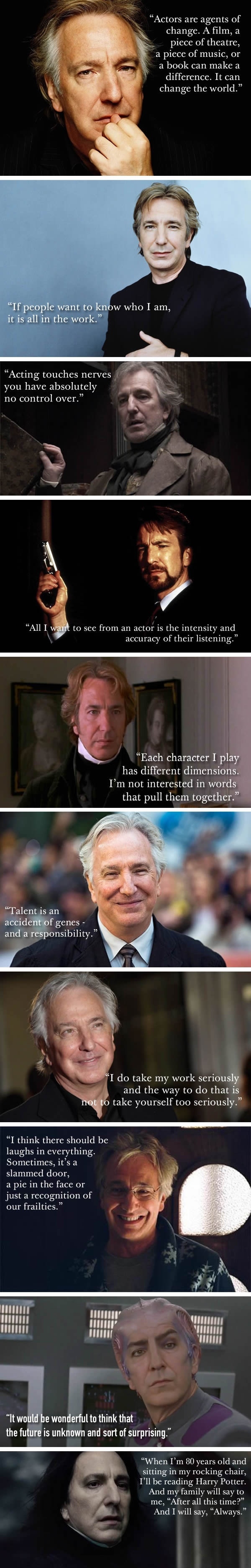 Happy birthday Alan Rickman (Feb 21, 1946)