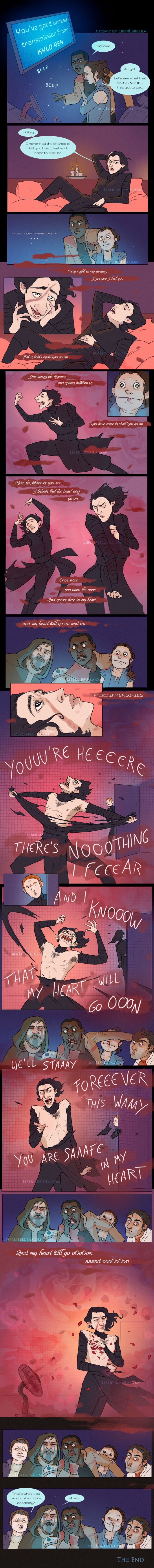 Reylo - My heart will go on and on..