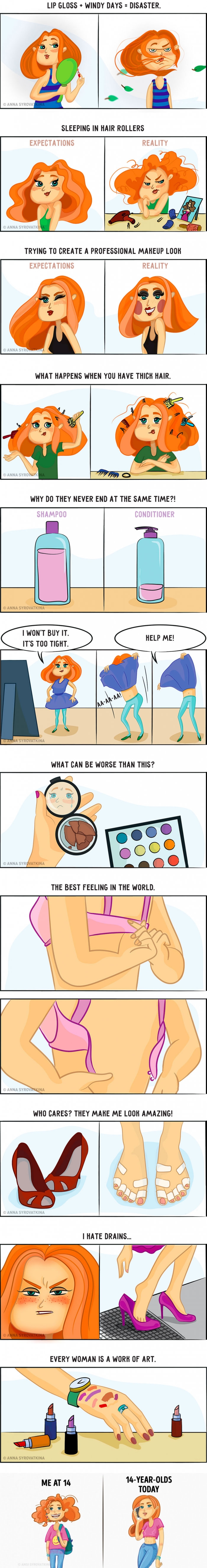 Amusing illustrations every woman will understand