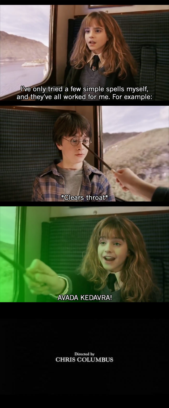 Hermione meets Harry