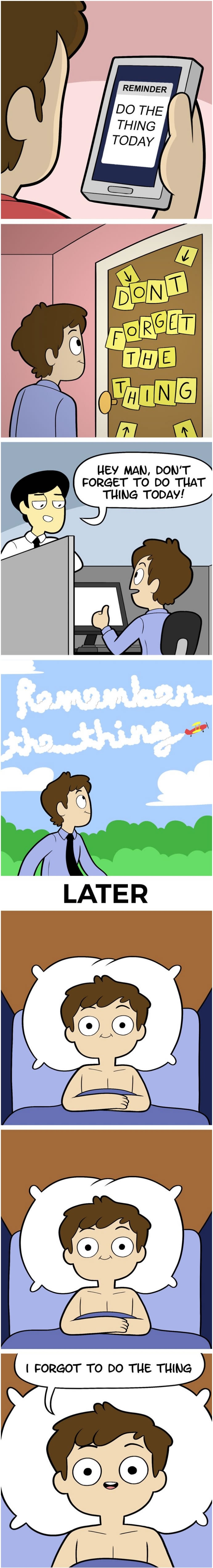 How it feels to have a terrible memory