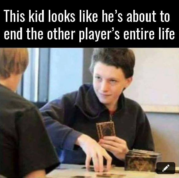 Dude's about to get sent to the Shadow Realm