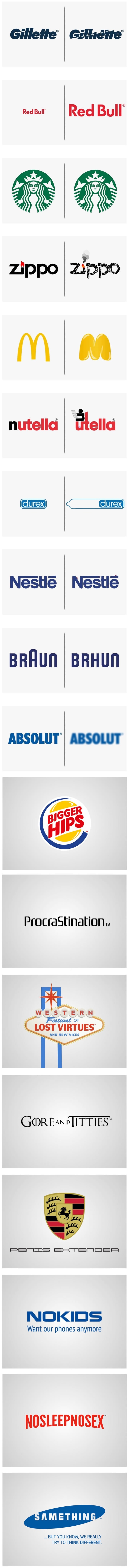 If logos reflected the true nature of the products