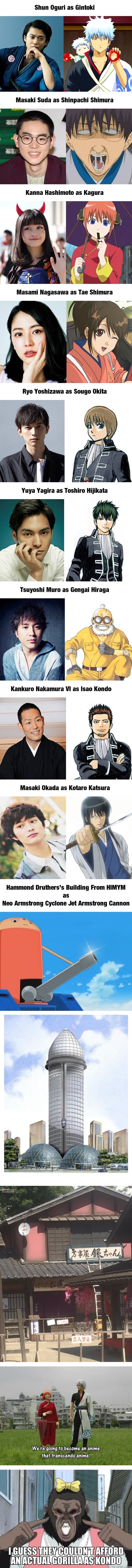 Gintama live-action cast confirmed