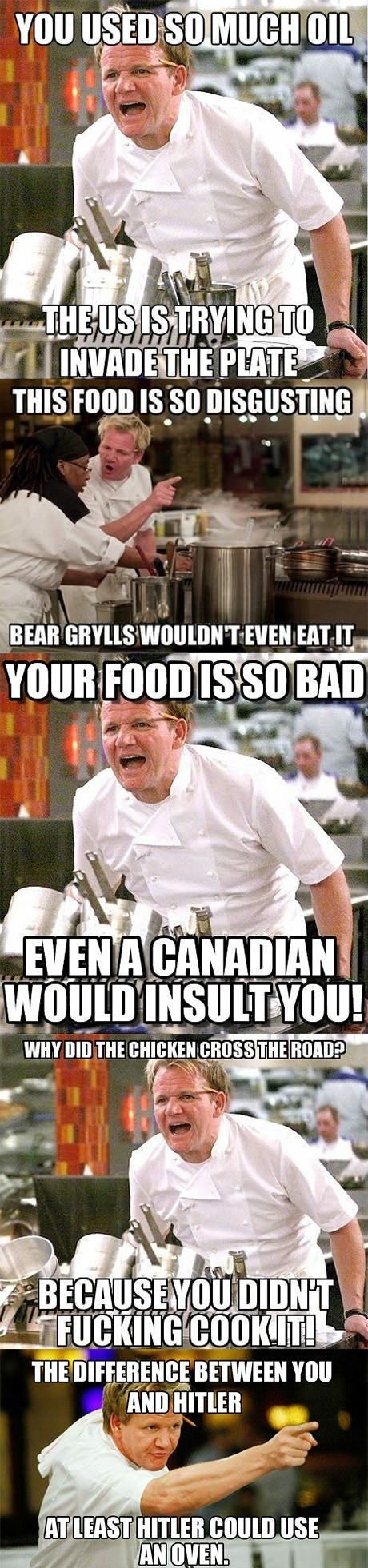 Give me your best Gordon Ramsay joke