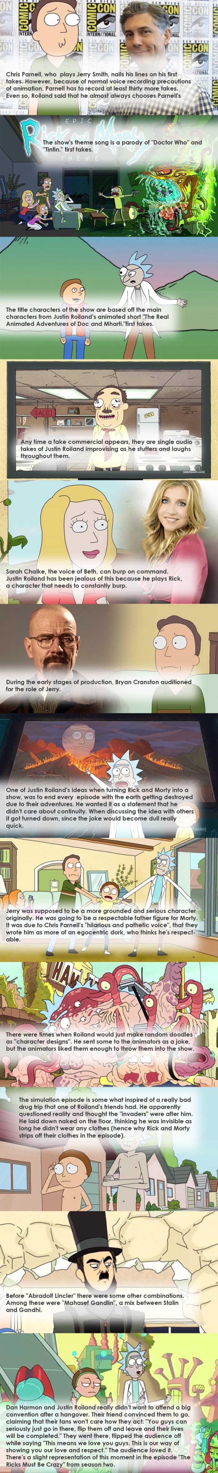 Fun facts about Rick & Morty