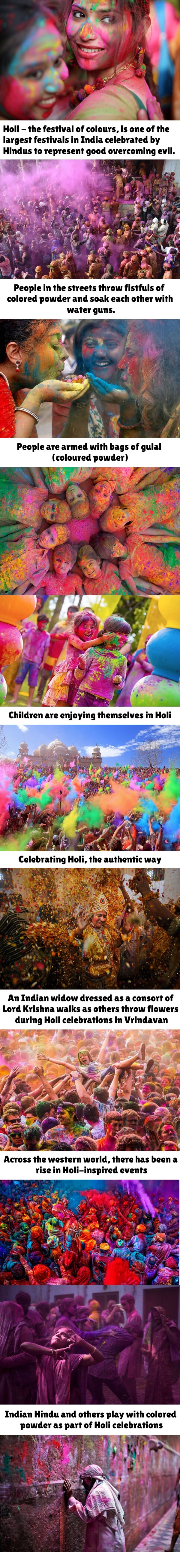 Holi celebration