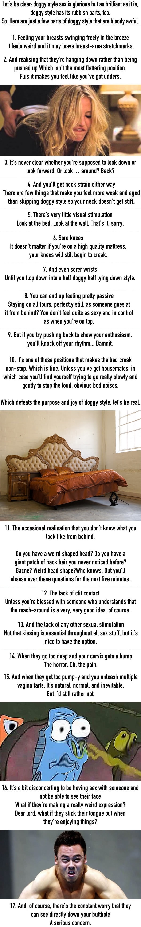 Why doggy style s*x is annoying