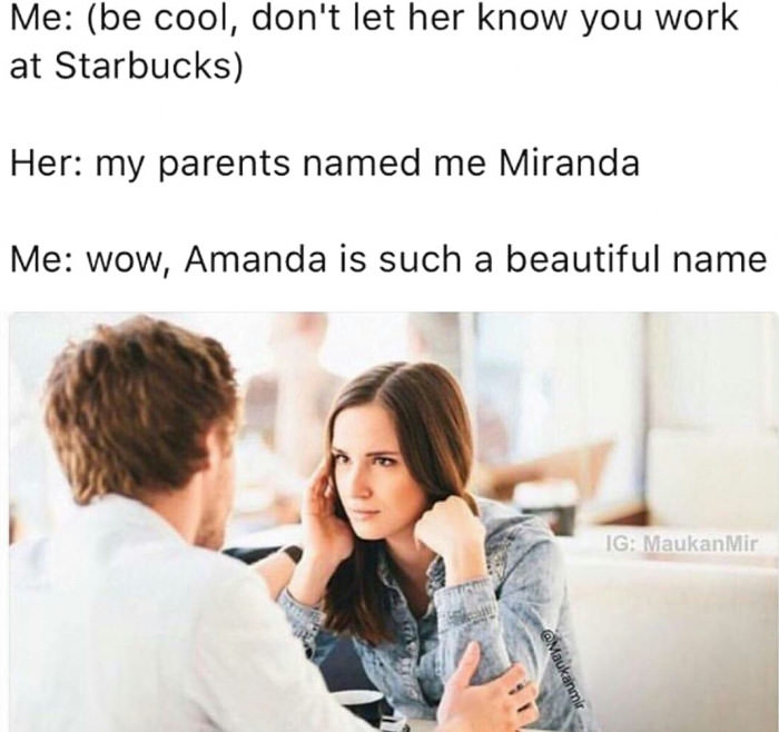 Don't let her know