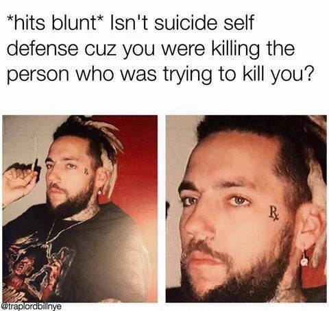 *Hits blunt*