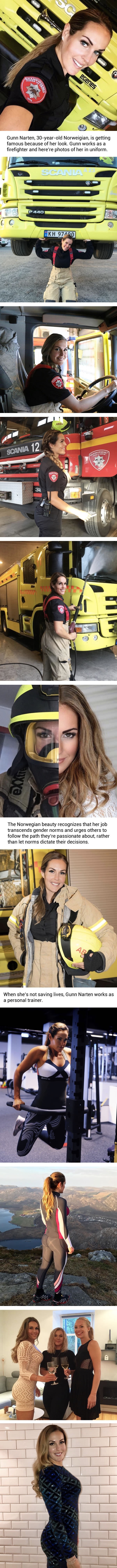 The hottest firefighter in Norway