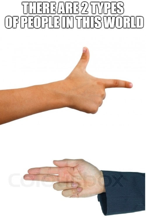 I'm the double finger