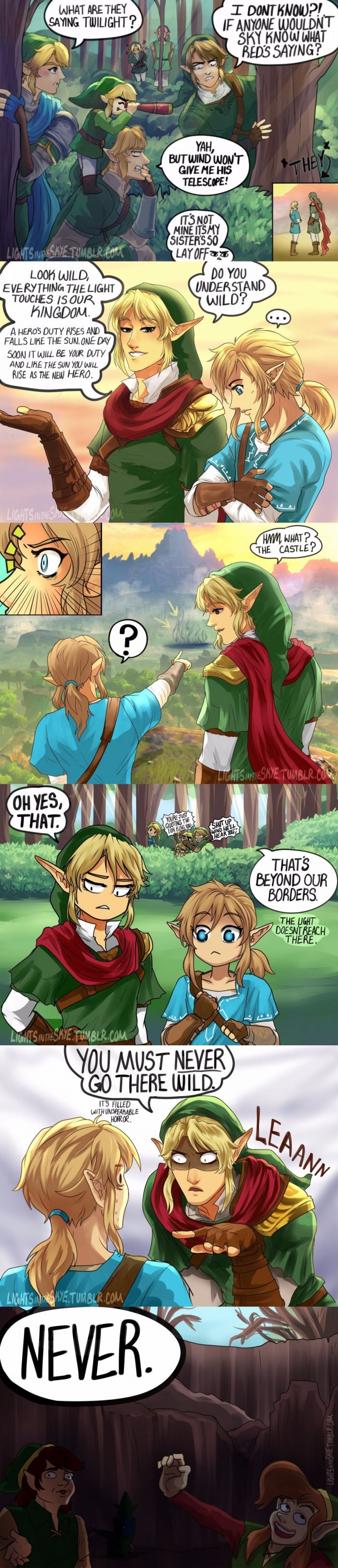 Legend of Zelda BoTW comic