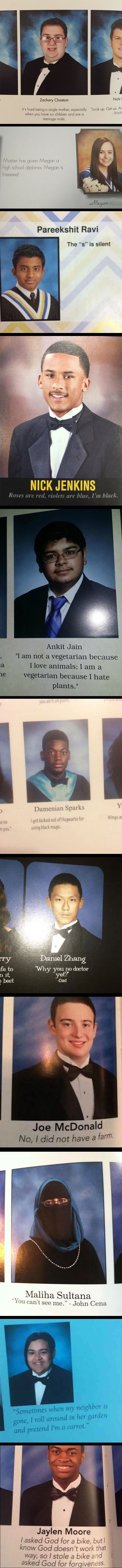 Just some yearbook quotes