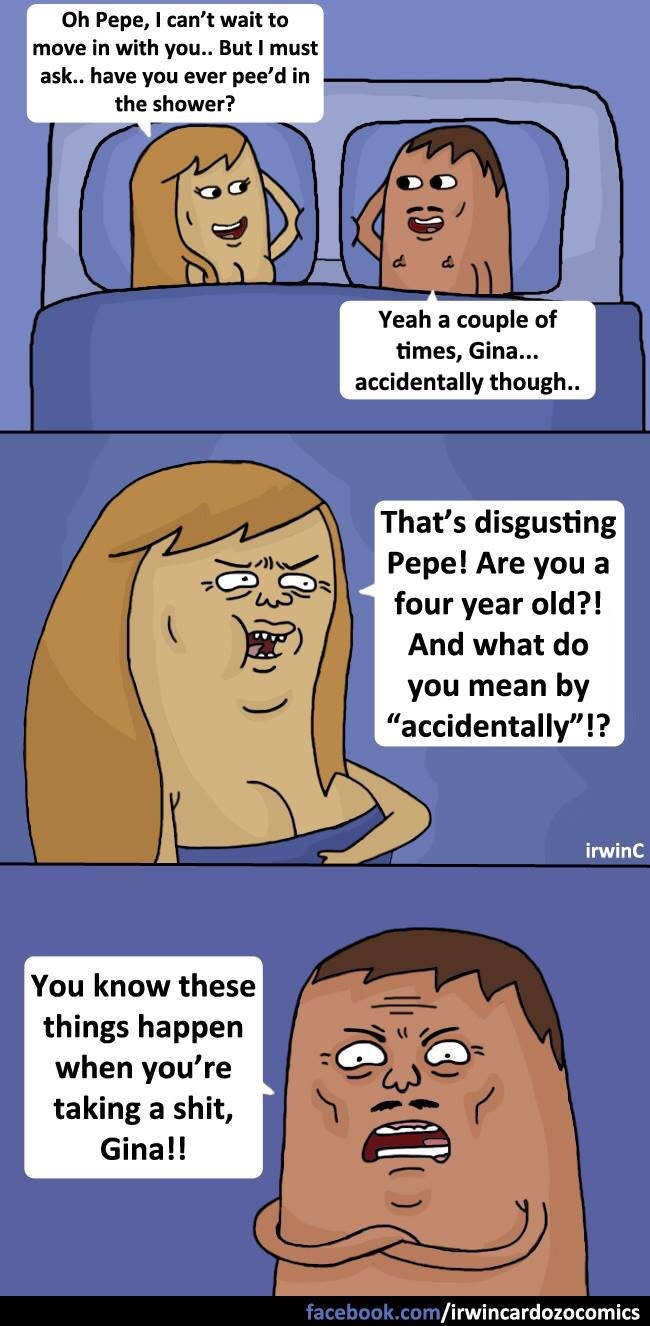 It happens Gina